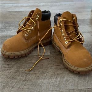 Boys’ Timberland Boots in Wheat Nubuck Size 10